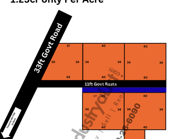 5.5 acres Land